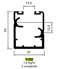 PERFIL SACADA BCO ALT702 TRIL INF P-293
