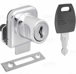 FECHADURA PARA PORTA DE VIDRO NIQUEL