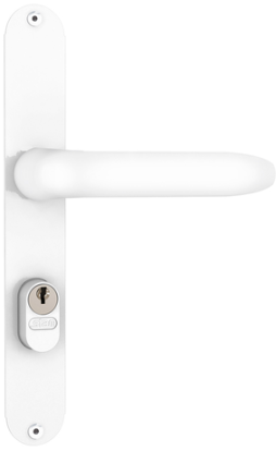 FECHADURA 603/11 74MM BUZ ESP BRANCO